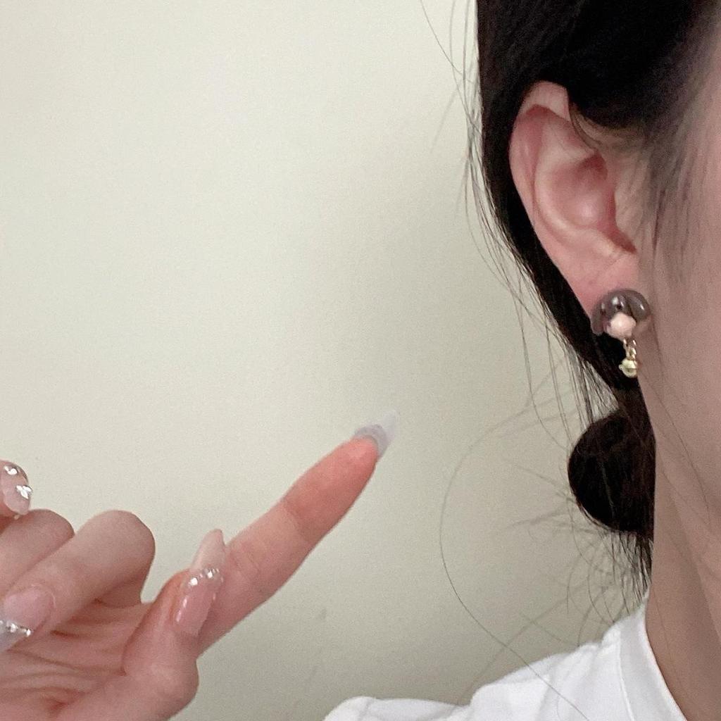 Cute and Stylish Cartoon Dachshund Earrings for Women - Coffee-Colored, Exquisite, Unique Design, Versatile Fashion Accessory