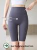 White 2024 Women's Shark Style Cycling Shorts: Summer Thin, Tummy Control & Hip Lift Yoga Leggings