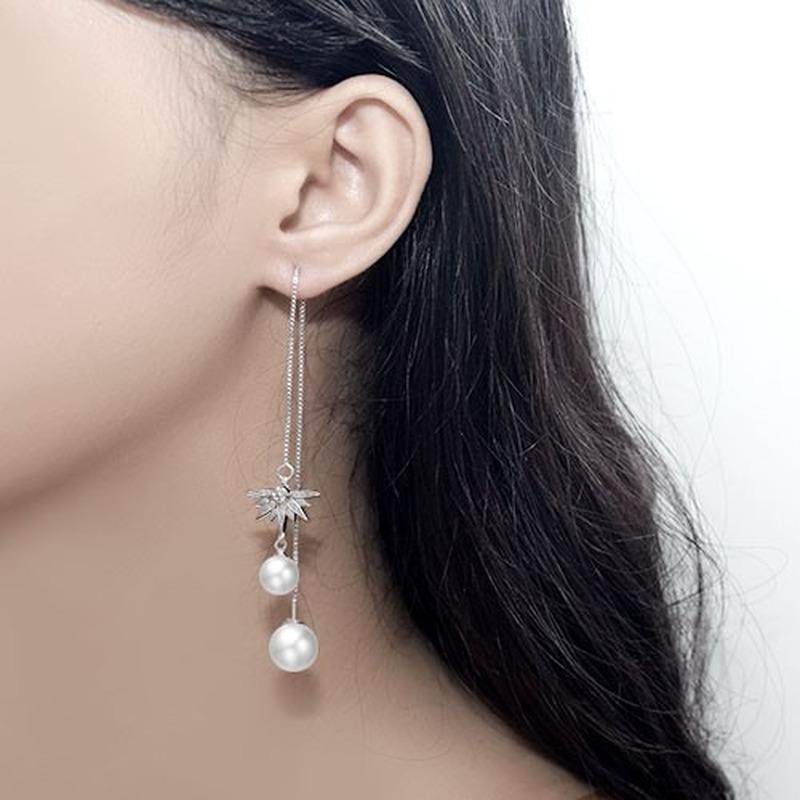 Lindon – boucles d'oreilles en alliage de cuivre, boucles d'oreilles pendantes pour femmes, cadeaux de fête de mariage