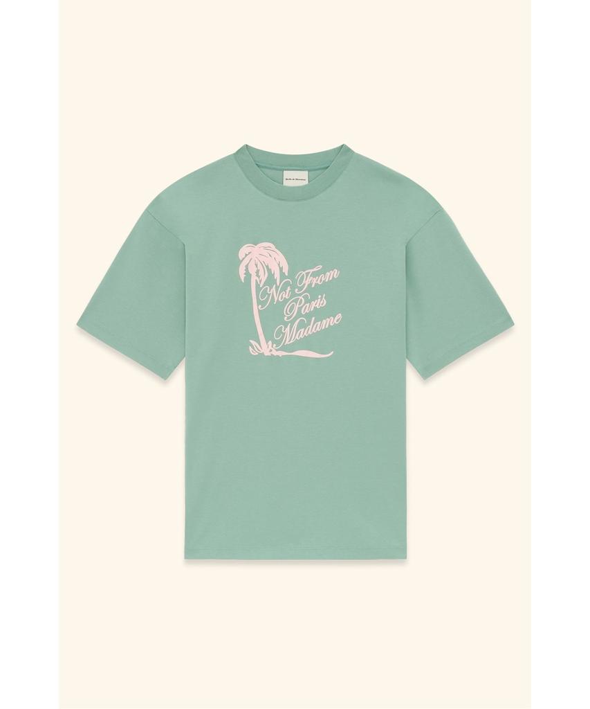 DROLE DE MONSIEUR Slogan Palm Tree T-Shirt D0Tcm26220Grl