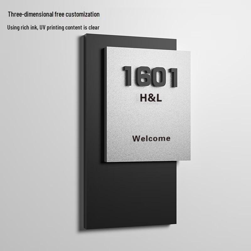 Luxury Luminous Sensor Villa Door Plate