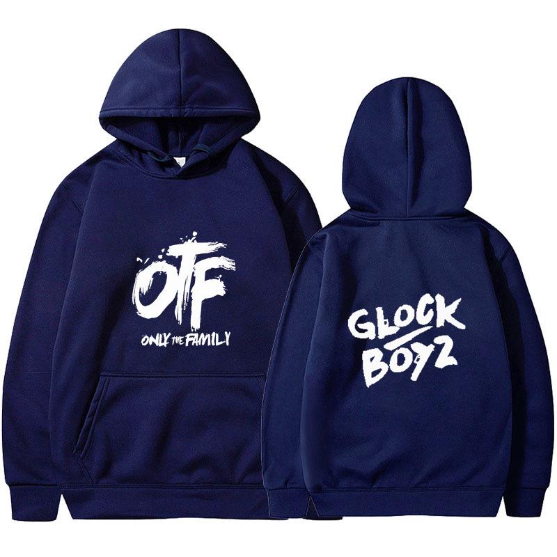 2025 new OTF letter print men's and women's hoodies spring and autumn goth casual comic pattern sweater