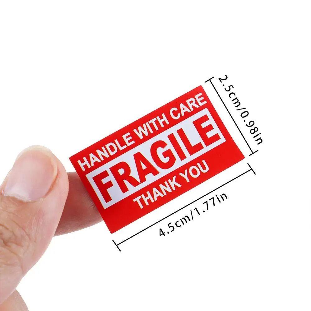 250Pcs/Roll Care for Goods Fragile Warning Label Stickers Fragile Roll Sticker  Fast Drop Shipping