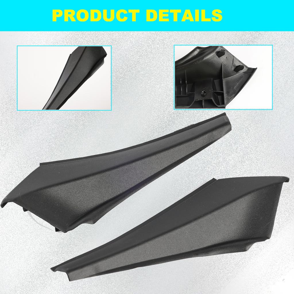 2Pcs L+R Front Fender Cowl Side Corner Seal Trim Auto Hood Sealing Strip Rubber Part Set for Toyota RAV4 2013 2014 2015 2016 2017 2018 53866-0R030