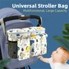 Large Capacity Diaper Bag Oxford Cloth Pram Accessories Stroller Organizer  Pushchair Use