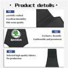 AAFO1 Car Styling Suede Seat Back Headrest Pillow Cover Dustproof Pad Accessories For Skoda Fabia 1 2 Octavia A7 RS Superb Rapid Yeti