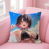 Game Zenless Zone Zero Joe Cushion Cover Natural Linen Pillow Case DoubleSided Print Decorative Sofa Pillowcase Home Decor Gift