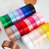 25mm25Yards/Rolle 2,5cm Seidensatinband Handgefertigte Bastelmaterialien Weihnachtsfeier DIY Geschenkverpackung Party Hochzeit Dekorativ