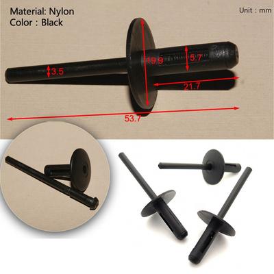 Nylon Blindnitmutter Tillbehör Försörjningsdelar Reparationsdelar För BMW Hjulhus