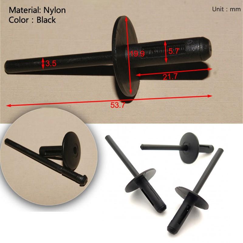 Nylonové nýtovací matice naslepo Příslušenství Potřeby Náhradní díly pro podběhy kol BMW