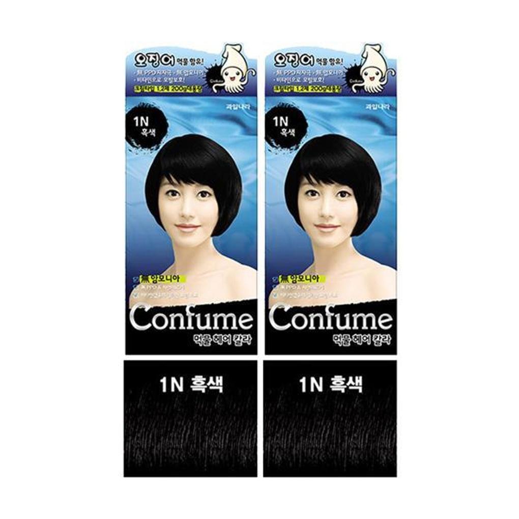 

Welcos Confume Ink Hair Color 1N Black 200g (Large Capacity) X2
