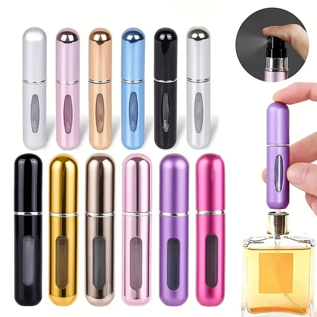 5ml Bottom Charge Perfume Refillable Bottle Liquid Container For Cosmetics Spray Bottling DispenserPressHead Portable Travel liu
