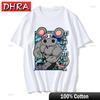 Funny Unisexga Muscular Ninja Mice Muki Gym Shirts Anime Demon Slayer Uzui Tengen Tshirt Unisex Cotton TShirts Streetwear Y2K Tops