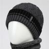 Autumn and winter hats men's knitted old hats grandpa wool to keep warm winter ear protectors thickened hats