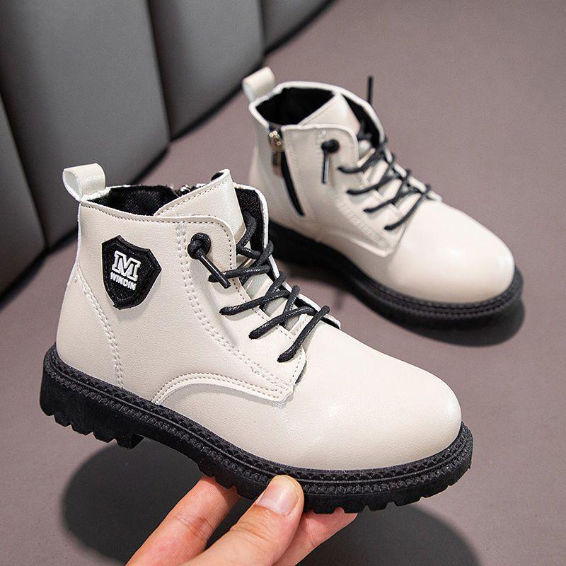 Girls' Stylish 2021 Catwalk Ankle Boots - Black Spring & Autumn