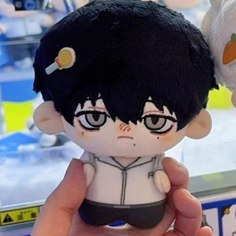 Divertente Bianco e Nero Capelli Anime L'Estate in Cui Hikaru è Morto Peluche Portachiavi Ciondolo Personaggi Animazione Borsa Chiavi Catena Bambola
