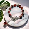 Super Fairy Forest Gradient Glass Bracelet - Chic Chinese Style Gift for Women and Best Friends, Lightweight Luxury Accessory