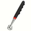 1 Piece of Magnet Picking Tool Orange, Anti Slip Grip, Extendable Handle, Suitable for Car Maintenance and Metal Recycling