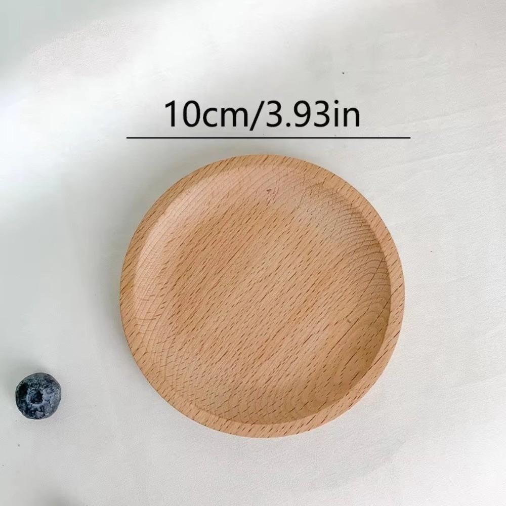 Creative Wooden Wooden Plate Tray Large Capacity Japanese Style Coffee Tea Tray Portable Food Storage Trays Coffee Table