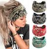 Retro Elastic Cotton Headband: Sweat-Absorbing Yoga & Sports Accessory for Women