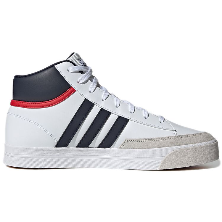 Adidas Neo Retrovulc Mid Durable Retro Basketball Shoes Men Sneakers Cloud-White H02462