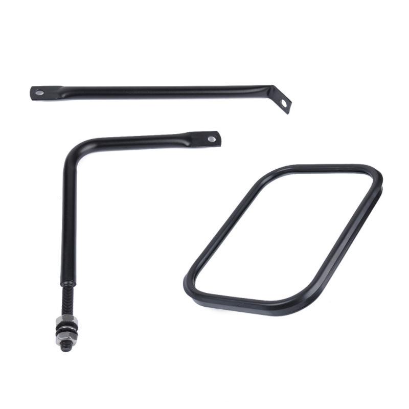 Doors Off Mirrors for Jeep Wrangler CJ YJ TJ JK JL & Unlimited, Wider Rearview Mirrors Square Door Side Hinge Mirror