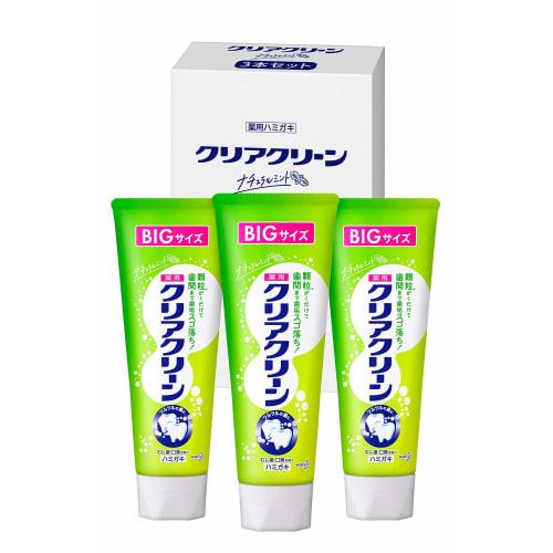 

[Bulk Purchase] Clear Clean Toothpaste Natural Mint Large Capacity 170g x 3 Pieces Set