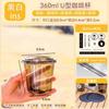 black 360ml - 100 count with direct-drink lids