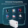 USB-Ladegerät 67W GaN Schnellladung EU/US Stecker Wandladegerät 6A Typ C Kabel Für iPhone Samsung Xiaomi Schnelllade-Handyladegerät