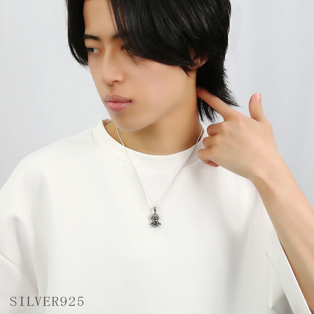 Shinjuku Gin no Kura Zombie Pendant Top Silver 925 Monster Dead Horror Item Halloween (No Chain) Men's