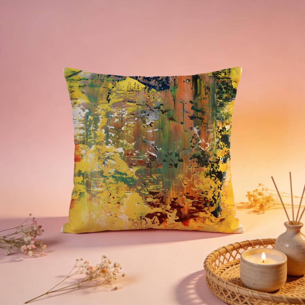 Trendy Ggerhard Richterable Cushion Cover Comfortable Durable Pillow Cover MultiScene for Home Office Car Sofa