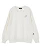 ASTRAL PROJECTION Graffiti Oversized Drop Shoulder Sweatshirt_White