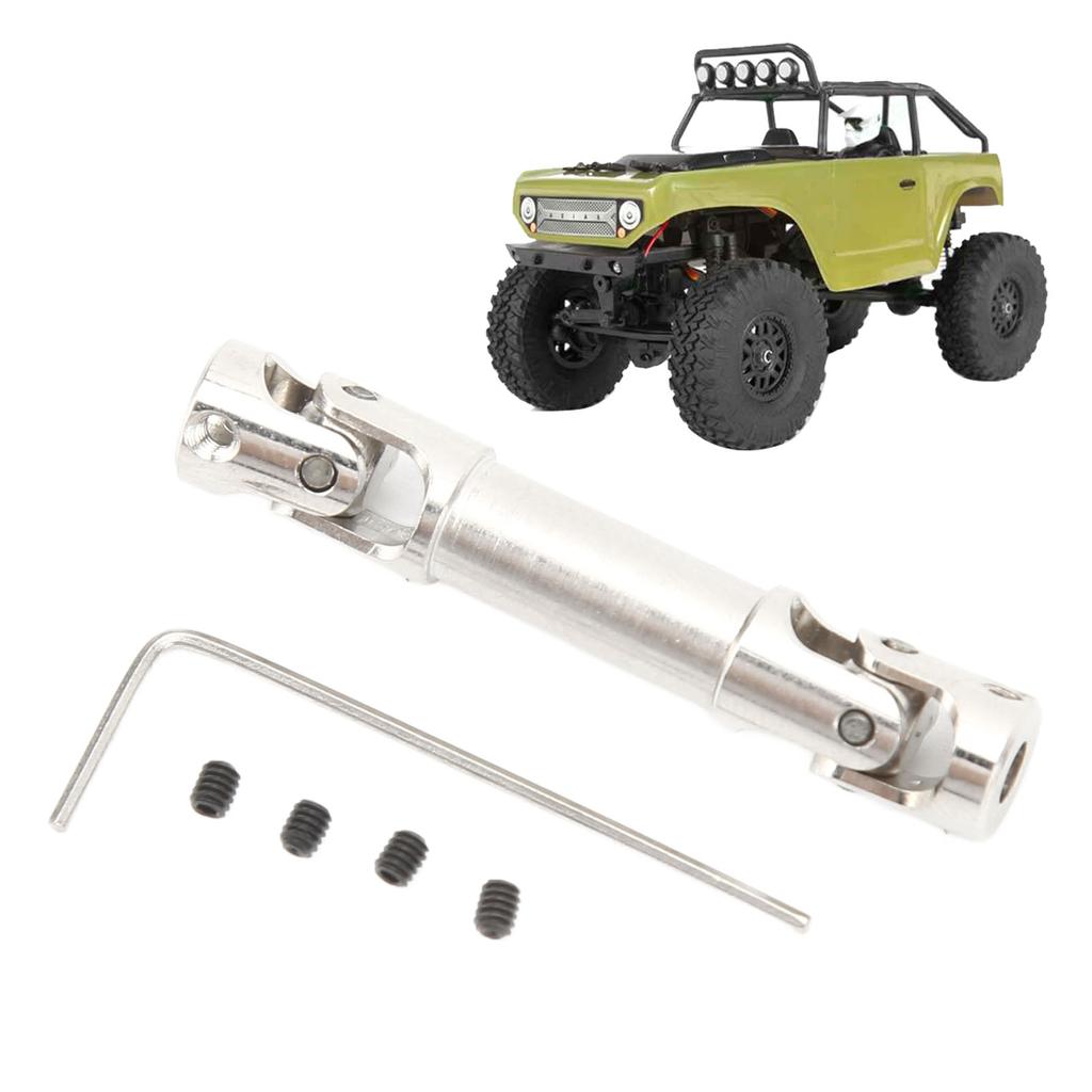 RC Center Drive Shaft Steel Strong Lightweight Convenient Assembly RC Driveshaft Replacement for Axial SCX24 1/24