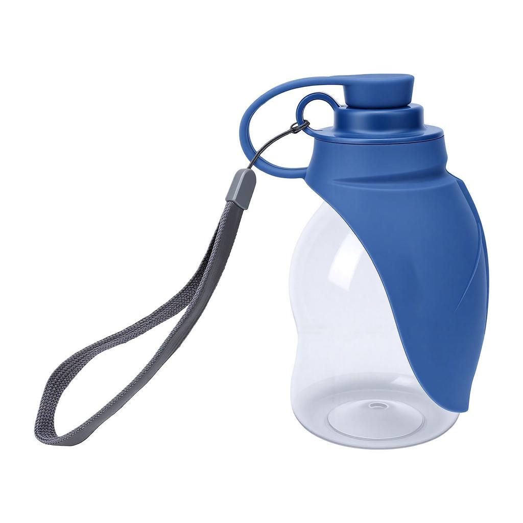 Foldable Dog Water Bottle 300ml Leakproof Portable Silicone Pet Water Dispenser for Travel Camping