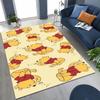 New Cute Winnie Pooh Bear Cartoon Rug for Bedroom Living Room Sofa Home Doormat Decor, Large Kids Play Non-slip Floor Mat