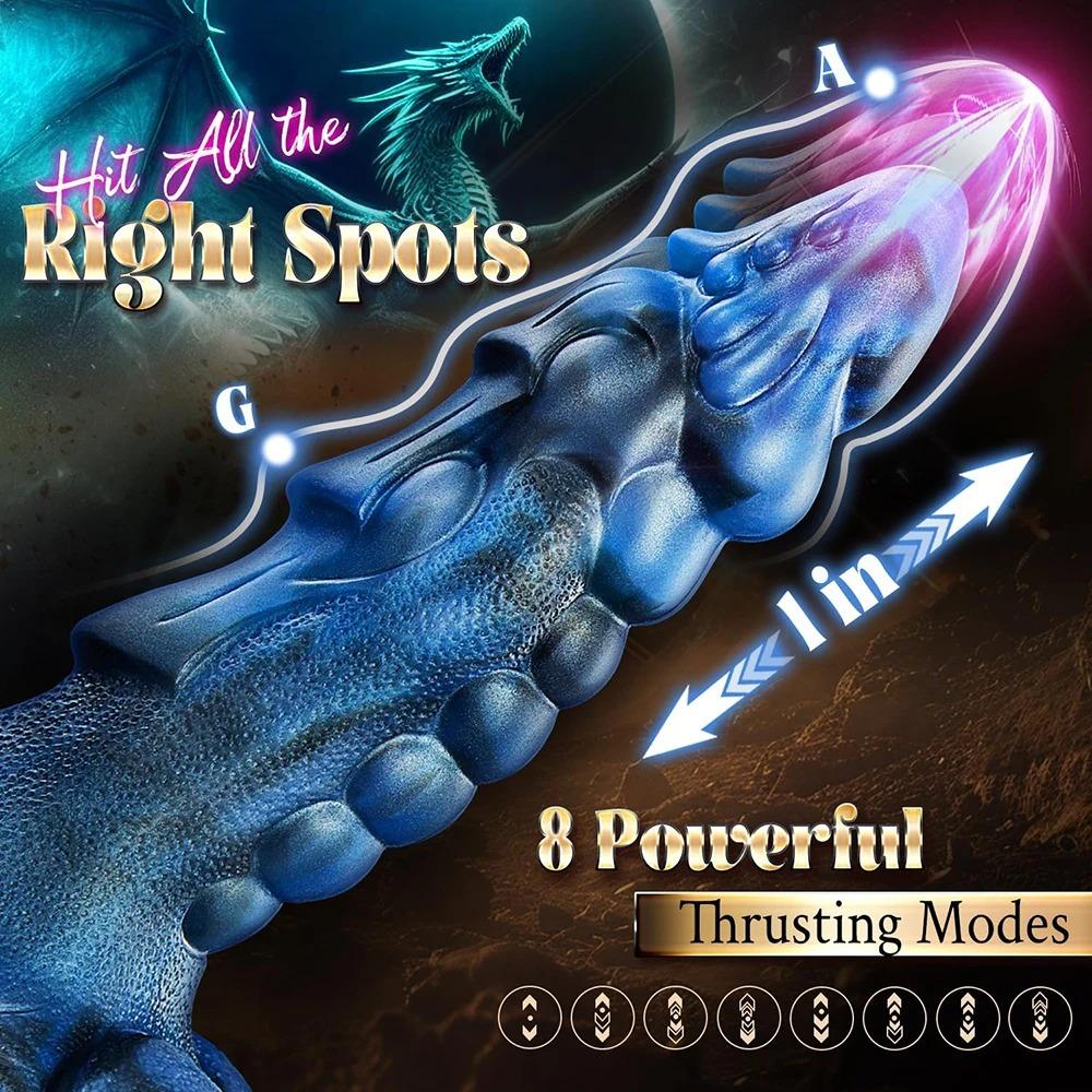 Huge Thick Thrusting Dildo Vibrator Fantasy Monster Female Masturbator Vaginal Anal Toy Realistic Dildos Sex Toys for Women Men