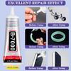 (Adhesive 15/50/110g) B7000-E8000—Waterproof, Clear Epoxy Adhesive for Mobile Phones and Jewelry