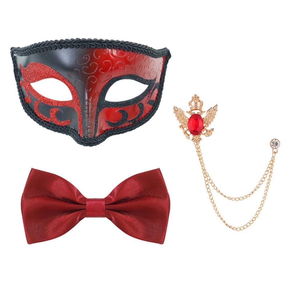 Couple Masquerade Masks Set Venetian Style Half Face Mask for Men Women Prince Gold Powder Painted Mask Princess Lace Mask