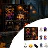 Collectibles for Sand Table Landscaping Halloween Advent Calendar with 9 Mini Resin Figures Day Spooky Countdown Holiday Gift Box To Calendar