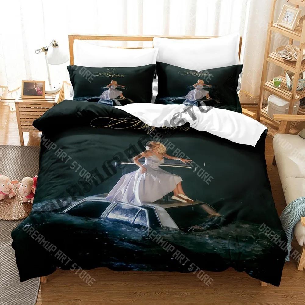 3D Print Ayliva Singer Bedding Set Single Twin Full Queen King Size Bed Set Adult Kid Bedroom Duvetcover Sets Bed Sheet