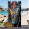 Newcastle United Football Print Beach Towel, Large Soft Quick Dry Towel for Beach Camping Swimming