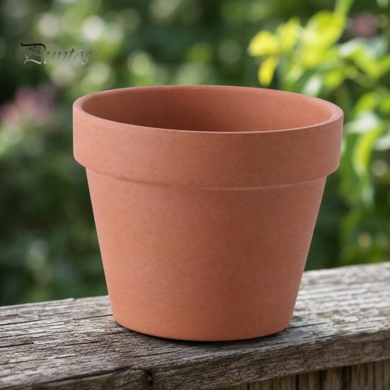 Durable Garden Planter Terracotta Flowerpot, Clay Plant Pot with Drainage Hole, Porous Succulents for Indoor Outdoor Plants Cacti Herbs Thick