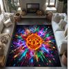 Tappeto in Flanella Stampato Manchester United Antiscivolo Morbido Poliestere Tappeto per Pavimento Tappetino Decorativo per Interni per Camera da Letto Soggiorno Divano