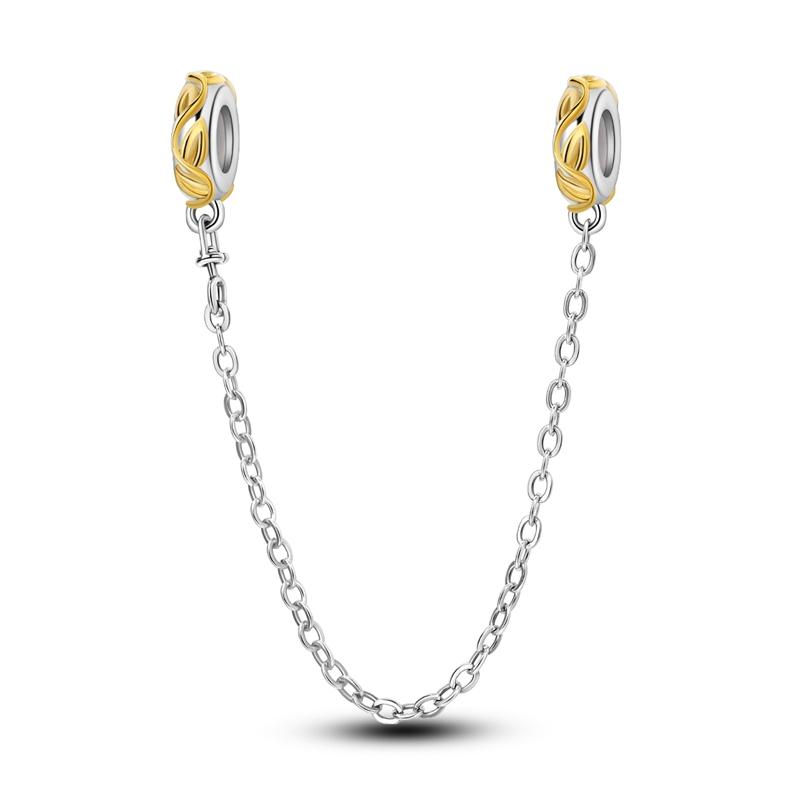 Gold Series Diy Charms Bead Original Copper Inlaid Zirconium Sun Leopard Pendants Fit Bracelet Jewelry Gift Marking