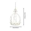 Garden Decor Crown Shaped Hanging Planter Holder 25x35cm Multipurpose Accessories Sturdy Flower