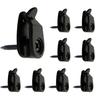 20PCS Plastic Light Hook Secure Mounting for Outdoor String Lights Christmas Decors Garden Application Anti Fall Feature