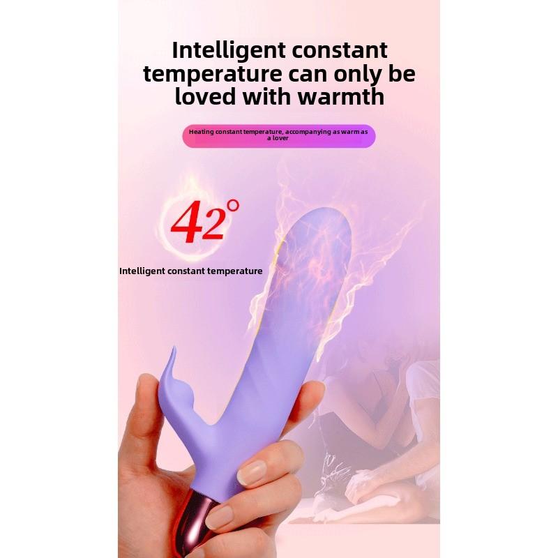 Vibrator Pulse Retractable Pumping Vibration Female Masturbator AV Stick Adult Erotic Sex Products