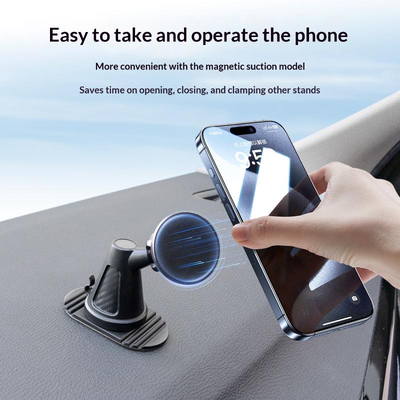 Car Phone Holder Base 360 Degree Rotation Tool Free Install Adhesive Ball Head Mount for Car All Scene Driving Use