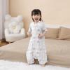 Footed Baby Sleeping Bag - Bamboo Cotton, Spring to Summer, Anti-kick, Lightweight for Air-conditioned Rooms