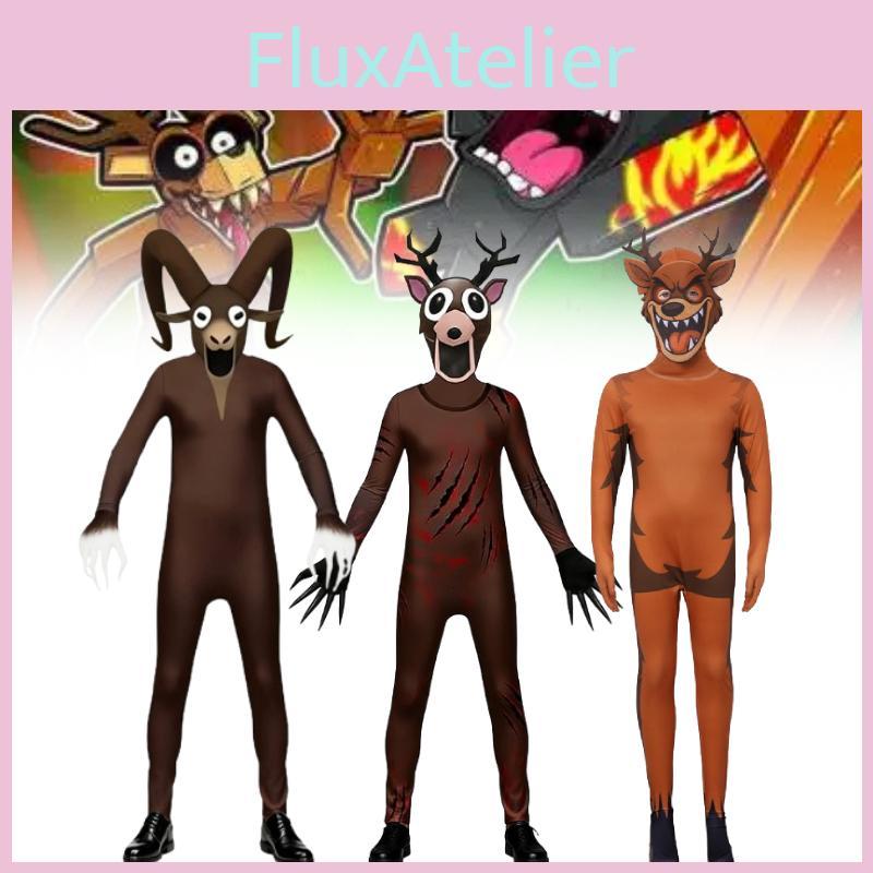 99 Deer The Nights In The Forest Deer Goat Cosplay Costume Halloween Jumpsuits